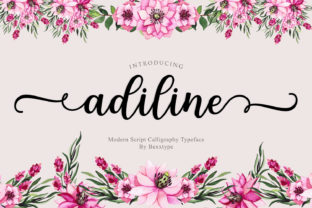 Adiline: A Cute Script Font for Creative Projects
