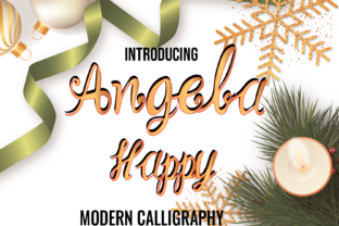 Angela Happy: A Friendly Font for Creative Projects