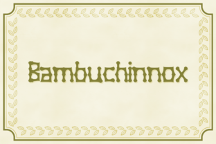 Bambuchinnox: A Cozy Font for Creative Projects