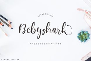 Bebyshark Font: Elegant Script for Web Design