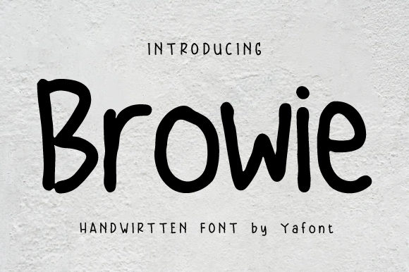 Browie Font: A Cute Typeface for Small Businesses