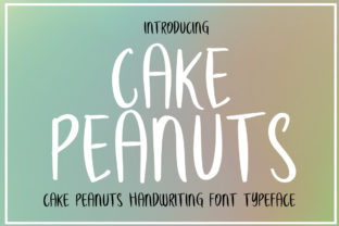 Cake Peanuts Font Review