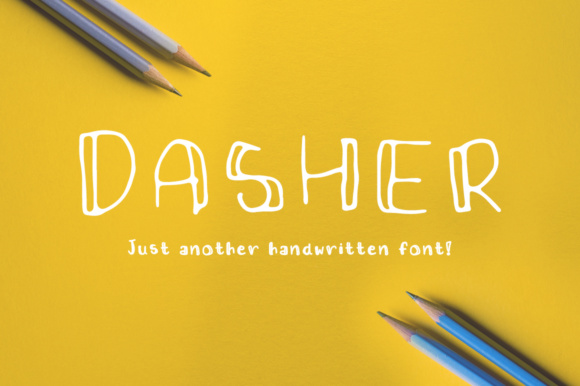Dasher: A Cute Font for Creative Projects