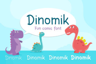 Dinomik: A Cheerful Sans Serif Font
