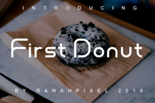 First Donut: A Fun Slab Serif Font