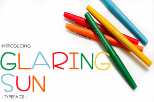 Glaring Sun: A Cute Sans Serif Font