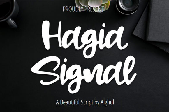 Hagia Signal: A Handwritten Font for Editorial Grace
