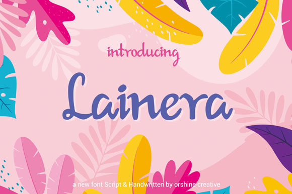 Lainera: A Handwritten Font for Web Design