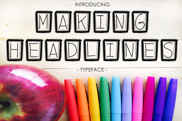 Making Headlines Font