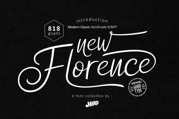 New Florence: A Handwritten Font for Elegant Design