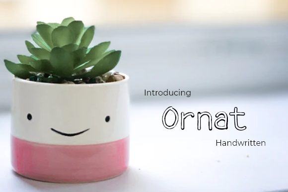 Ornat: A Handwritten Font for Editorial Design