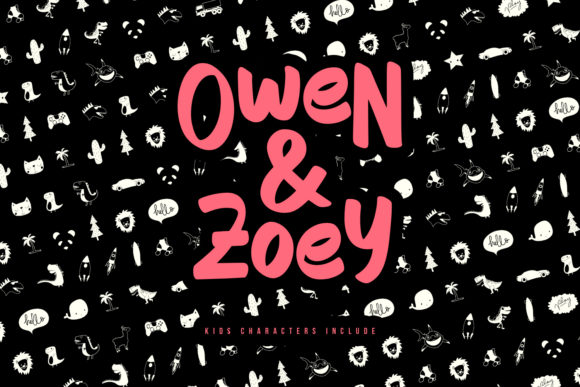 Owen Zoey: A Handwritten Font for Creative Projects