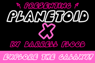 Planetoid X: A Cosmic Font for Creative Brands