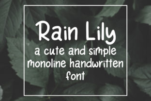 Rain Lily Font for Business Branding