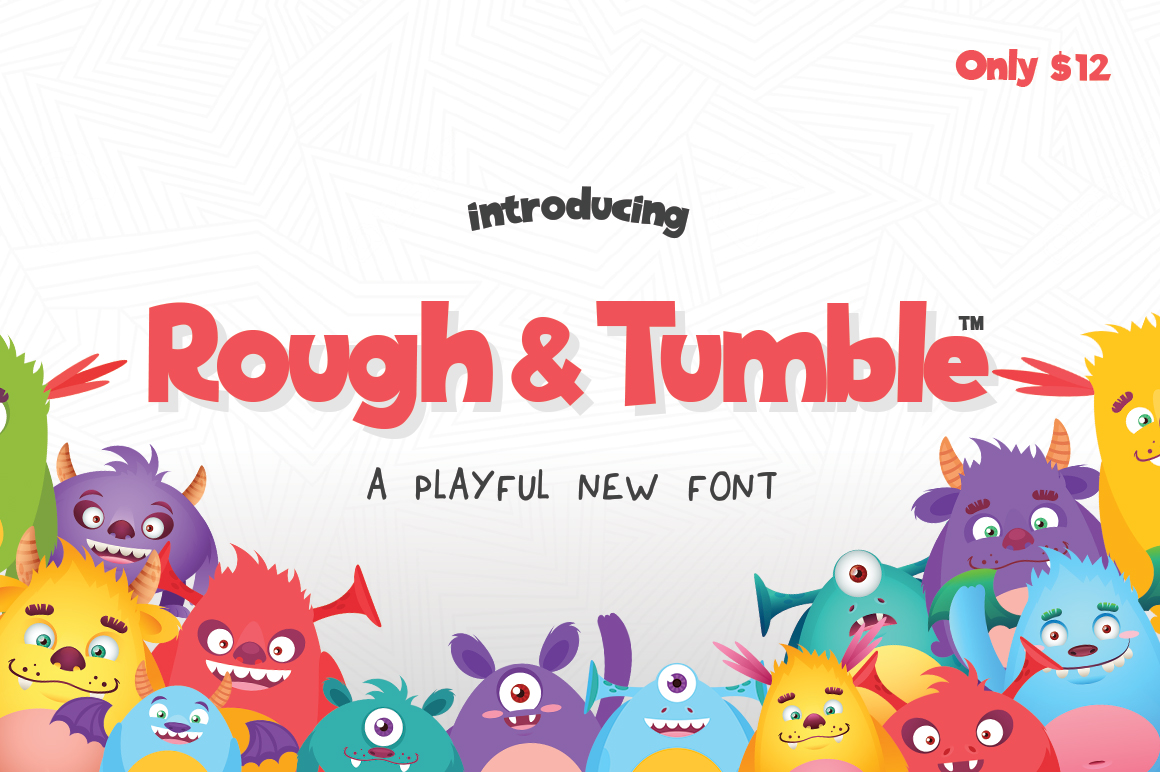 Rough Tumble: A Playful Sans Serif