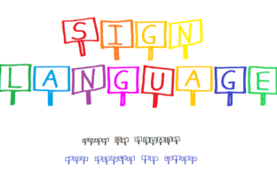 Sign Language: A Decorative Font with Whimsy