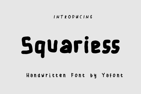 Squariess Font Review