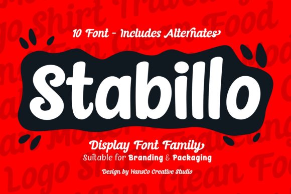 Stabillo: A Handwritten Font for Crafters