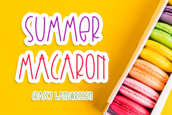 Summer Macaron Font: A Friendly Script for Digital Marketing