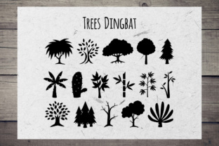 Trees Dingbat: A Creative Font for Campaigns