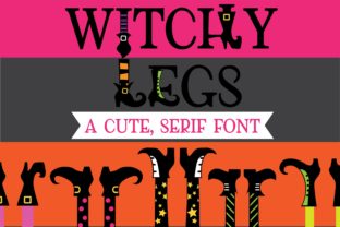 Witchy Legs: A Spooky Serif Font for Web Design