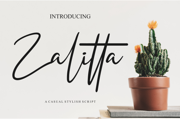 Zalitta: A Stylish Handwritten Font